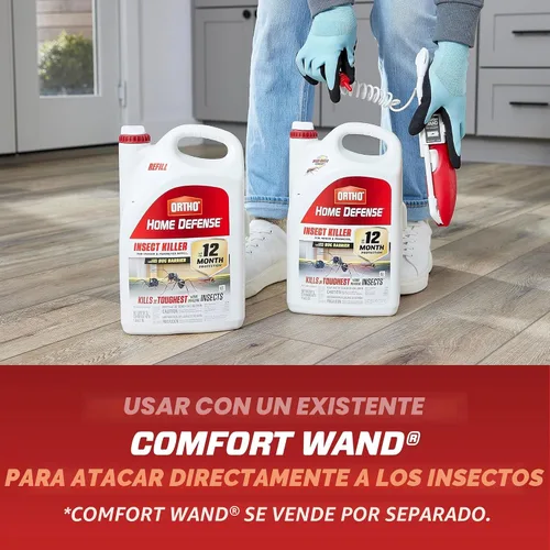 Miniatura 8 de Ortho Home Defense - Insecticida para interiores y perímetros2 con opción de relleno, controla hormigas, cucarachas, arañas y más, 1 galón