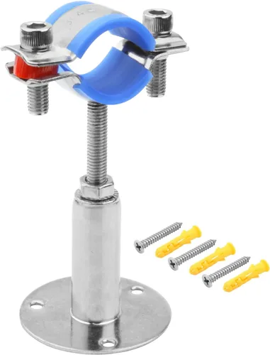 Miniatura 3 de 4 piezas de acero inoxidable 304 soporte de tubo de montaje en techo para NB 1 "tubo, abrazadera de soporte de tubo ajustable