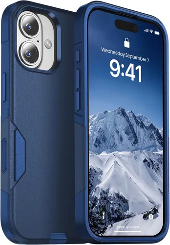 Miniatura 17 de jaroco Funda para iPhone 13 y Funda para iPhone 14 y Funda para iPhone 15 [Protección de Servicio Pesado][Protección contra Caídas de Grado