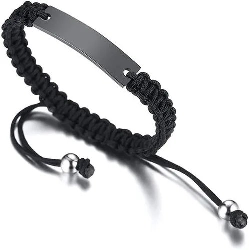 Miniatura 4 de VNOX Juego de 2, 3, 4, 5 pulseras de cuerda trenzada hechas a mano para dama de honor, pareja