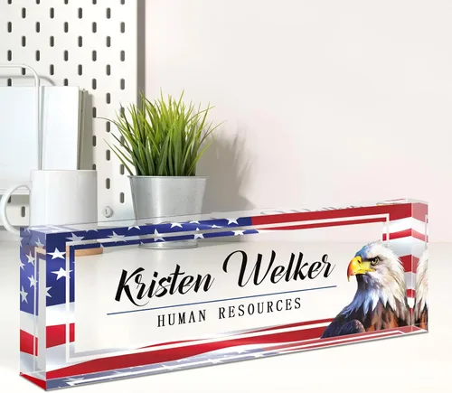 Miniatura 28 de Placa de nombre personalizada para escritorio, placa de nombre de escritorio personalizada, decoración de oficina para mujeres y hombres, accesorios