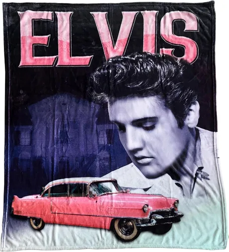 Miniatura 3 de Elvis Presley 1968 Comeback Special - Manta de Forro Polar - Forro Polar Coral Súper Suave - 50" x 60" - Comodidad Lujosa y Tamaño Generoso