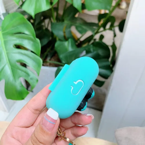 Miniatura 5 de Funda de mariposa AirPods Pro, funda de silicona a prueba de golpes 3D para Airpods 3, llavero para mujeres y niñas, regalo compatible con Apple