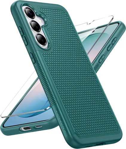 Miniatura 100 de FNTCASE Funda para teléfono Galaxy A14-5G: protección contra caídas de grado militar Samsung A14 5G, probada contra caídas de 14 pies, protector