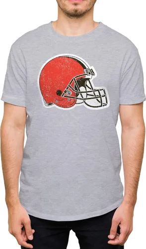 Miniatura 6 de Hybrid Sports NFL - Distressed Team Logo - Officially Licensed Adult Short Sleeve Fan Tee for Men & Women Los Angeles Rams - Azul real