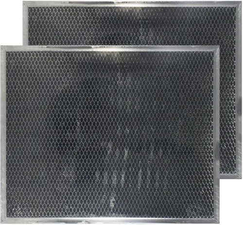 Miniatura 2 de Filtro de repuesto para campana extractora GE para GE WB02X10707, filtros de carbón de carbón de campana extractora, 10-13/16 pulgadas x 13-5/16