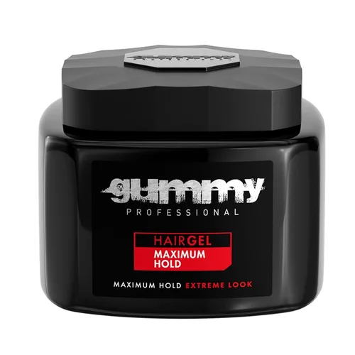 Gummy Gel profesional para el cabello para hombres y mujeres – Gel de peinado de fuerte sujeción para looks de espalda resbaladiza, rizos, trenzas,