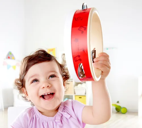 Miniatura 6 de Hape Juego de percusión junior Juego de instrumentos de percusión de madera de 3 piezas para niños pequeños, E0615