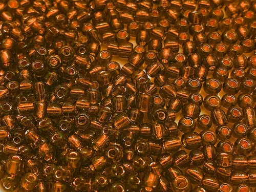 Miniatura 37 de Granos de semillas de vidrio checo grandes: 6/0 1.41 oz / 1.4 oz (morado claro opaco)