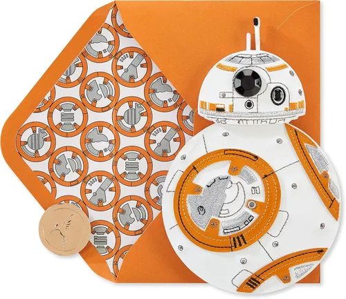 Miniatura 9 de Papyrus Surtido de tarjetas de cumpleaños de Star Wars, BB-8 y Yoda (3 unidades)