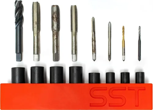 SST - Llave de Cassete de Rosca - Juego de Adaptadores de 8 Piezas - Ajuste, Seguro y Duradero - Fácil Almacenamiento y Organización - Se Adapta a