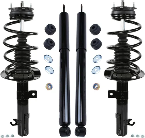 Miniatura 58 de Detroit Axle - Amortiguadores de puntales para Nissan Sentra 2007-2012 [Base S SL SR] Puntales delanteros completos con amortiguadores traseros