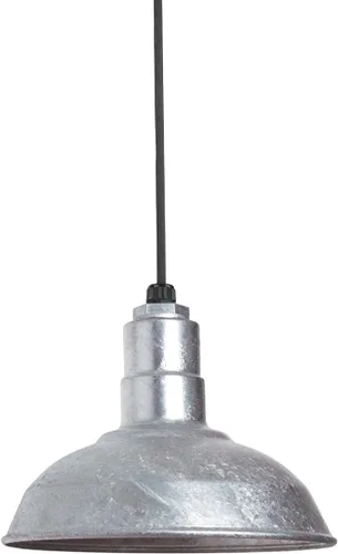 Miniatura 34 de Steel Lighting Co. El Segundo - Lámpara de granero Colgante montado en el techo Domo de 12 pulgadas Vástago de 12 pulgadas Luz de acero