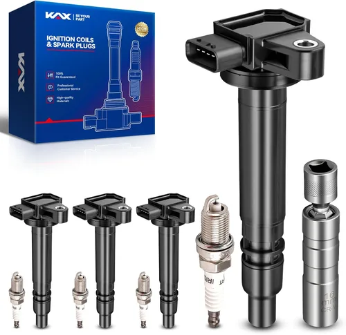Miniatura 18 de Bobina de encendido KAX UF303 Paquete de 6 unidades Compatible con Trailblazer, Envoy XL, H3, Trailblazer EXT, Rainier, i-370, i-350, i-290, i-280