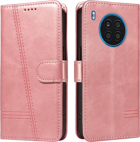 Miniatura 139 de Funda con tapa para Huawei Nova Lite 3, protección de 360 grados, a prueba de golpes, de piel sintética, con función atril y 3 ranuras