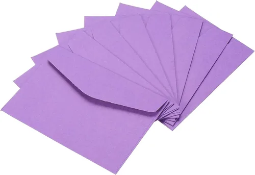 Miniatura 10 de YOKIVE Paquete de 60 sobres para tarjetas de regalo, nota de felicitación de negocios, sobre soporte para artículos pequeños, ideal para Rosado