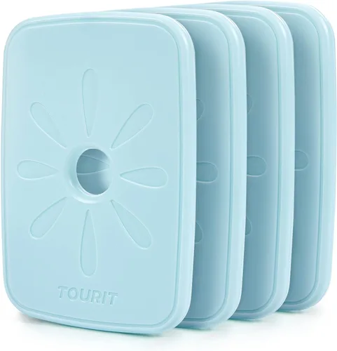 Miniatura 8 de TOURIT - Bolsas de hielo para enfriadores reutilizables de larga duración para bolsas de almuerzo/cajas, mochila refrigeradora