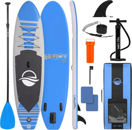 Miniatura 13 de SereneLife Tabla de remo inflable de pie, diseño amplio y estable, cubierta antideslizante para adultos y jóvenes con accesorios de tabla de remo