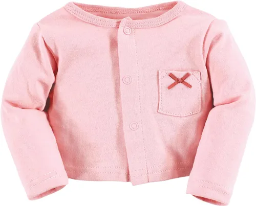 Miniatura 5 de Hudson Baby - Conjunto de vestido y cárdigan de algodón para niña bebé