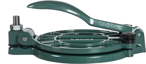 Miniatura 2 de ABUSA Prensa de tortilla ajustable de 8 pulgadas en espesor - Verde - Prensa para roti, masa, dosa, tawa, tamal, pizza, empanada, hamburguesa