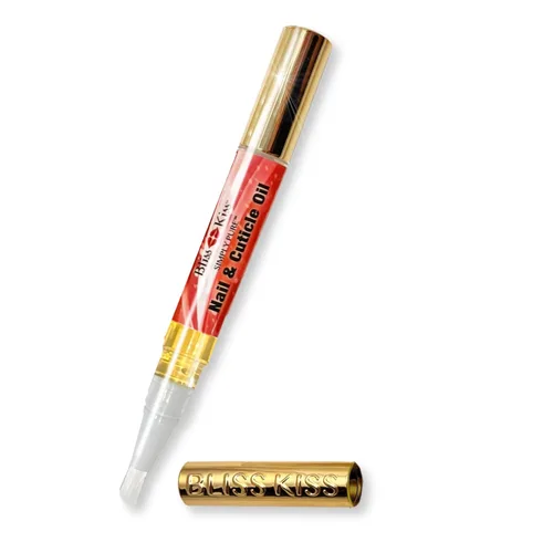 Bliss Kiss | 1 fragancia de bastón de caramelo | Bolígrafo de cutícula de aceite de uñas con vitamina E y jojoba, suero de crecimiento de uñas para