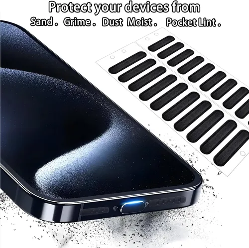Miniatura 3 de Protector de calcomanías a prueba de polvo para altavoz de teléfono, calcomanías de red a prueba de polvo, kit de cubierta antipolvo, tapones