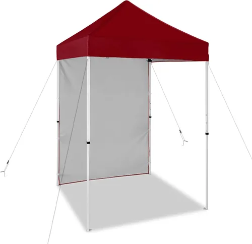 Miniatura 31 de EAGLE PEAK Toldo instantáneo de 5 x 5 con paneles de pared de 4 lados, pequeña tienda de campaña portátil desplegable con bolsa de transporte