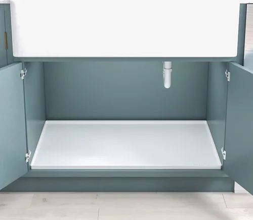 Miniatura 7 de BASIN - Tapete debajo del fregadero para baño - Las alfombrillas originales de silicona para debajo del fregadero para baño impermeables - Bandeja