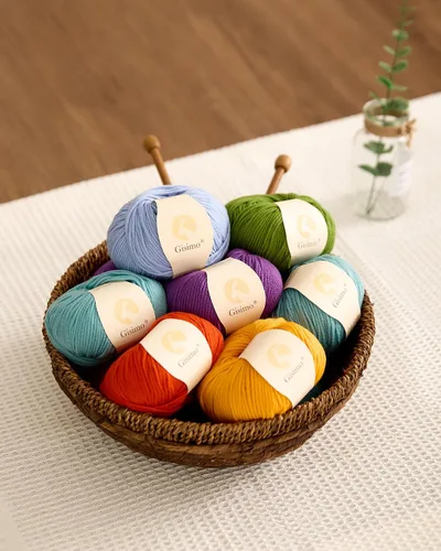 Miniatura 6 de 100% lana merino para tejer y ganchillo, hilo lujoso y suave de 6 cabos para tejer y crochet a mano, 1.76 oz/50 g, 127 yardas/116 metros