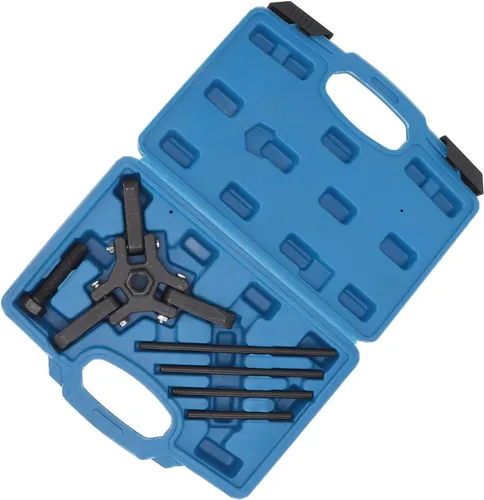 Miniatura 9 de Kits de reparación de equilibrador armónico, juego de extractor de equilibrador armónico, acero al carbono, acabado de óxido negro, kit de polea