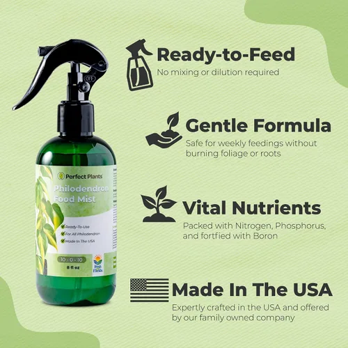 Miniatura 3 de Perfect Plants - Niebla foliar de filodendro lista para usar Alimento vegetal de interior para el crecimiento del follaje Mezcla equilibrada
