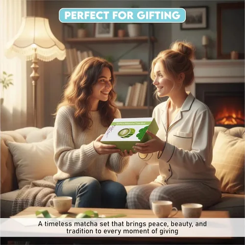 Miniatura 7 de Juego de 10 batidores Matcha Kit completo de té Matcha con cuenco de cerámica de 17 onzas, batidor y cuchara de bambú, soporte para batidor, tamiz
