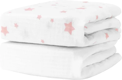 Miniatura 11 de Newton Baby Sábana bajera ajustable para cuna (paquete de 2) - Ultra transpirable y suave, algodón orgánico, se adapta a todas las cunas estándar