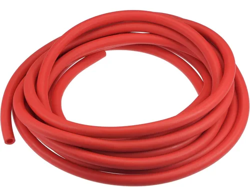uxcell Tubo de látex 1/4 pulgadas ID 3/8 pulgadas OD 16 pies manguera de goma elástica roja