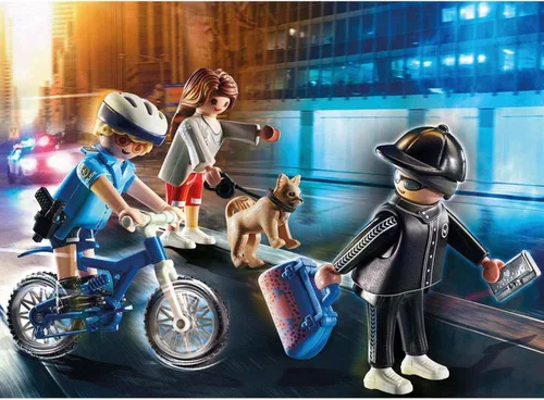 Miniatura 4 de Playmobil Persecución de ladrones de bancos