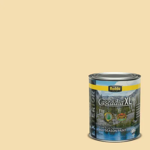 Miniatura 44 de Rodda Paint CASCADIA XL Pintura e imprimación satinada exterior en uno, cuarto de galón, solo ayer