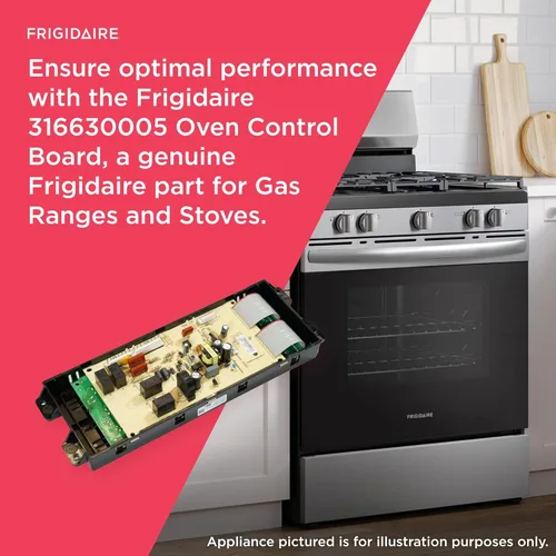 Miniatura 4 de Frigidaire 316630005 Tablero de control de horno para estufas de gas y estufas, color negro