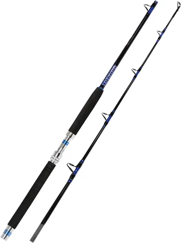 Miniatura 10 de Fiblink Caña de pesca de barco convencional de 1 pieza/2 piezas para agua salada en alta mar