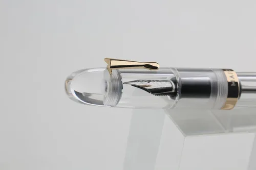 Miniatura 7 de erofa Majohn C4 Eyedropper - Pluma estilográfica de punta extrafina, acrílico transparente de gran tamaño, bolígrafos de escritura para oficina
