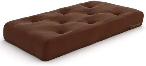 Miniatura 42 de Nirvana Futons Colchón de futón completo de 6 pulgadas, sarga azul marino, fabricado en Estados Unidos Azul marino (Navy Twill)