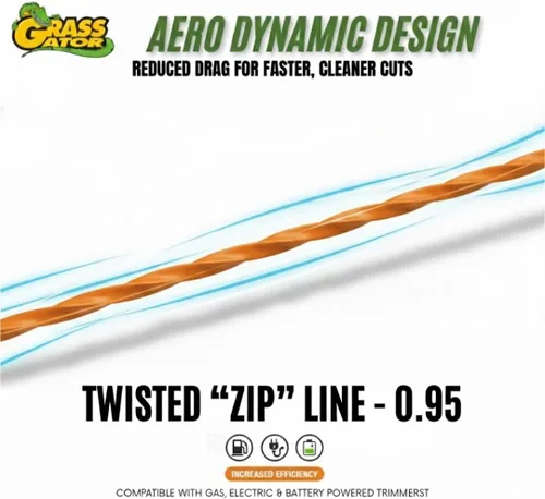 Miniatura 5 de Grass Gator Z7095 Zip String Trimmer Line Pro Large Donut 266-Feet x .095