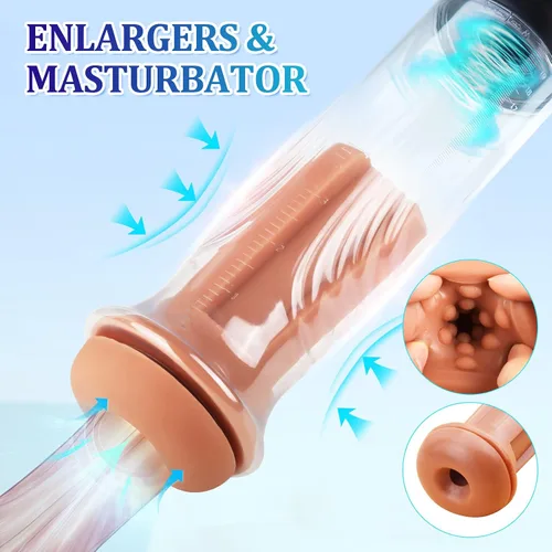 Miniatura 3 de Bomba de vacío de pene, dispositivo de entrenamiento de succión y bombeo 4X, bomba de extensores Penisen, más grande, más duro y más largo N1501*