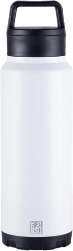 Miniatura 15 de BruTrek ker Bottle – Vaso aislado de acero inoxidable mantiene las bebidas calientes o frías, 2 piezas con tapa para bebidas y verter, reutilizable