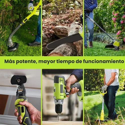 Miniatura 7 de Paquete de 2 baterías de litio de 3.6 Ah de repuesto para batería Ryobi de 18 V y cargador P117 Combo compatible con batería y cargador Ryobi de 18
