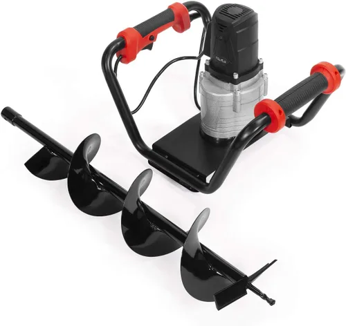 Miniatura 7 de XtremepowerUS 1500W Post Hole Digger Earth Auger Hole Digger Electric Auger Herramientas de excavación Auger con 6 "Digging Auger Bit Set