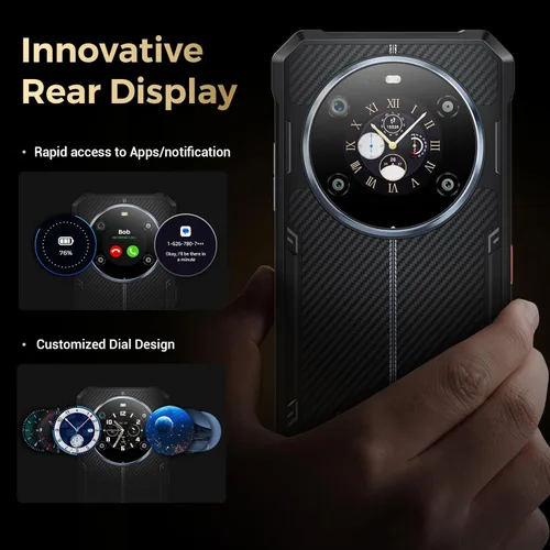 Miniatura 6 de FOSSIBOT Teléfono resistente F109S desbloqueado (2026), 24GB+256GB/2TB Android 15 Teléfono para juegos, 6.75 pulgadas FHD+1.32 pantalla dual