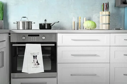 Miniatura 3 de Border Collie - Toallas de cocina suaves, altamente absorbentes, regalos de Border Collie, para platos y paños de cocina, reutilizables, de secado