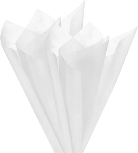 M METERXITY Papel de flores de algodón coreano de 38 hojas, papel de algodón impermeable de 11.8 pulgadas para bouquets/embalaje de regalo [blanco]