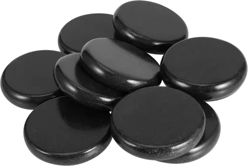 Miniatura 5 de JAPCHET 22 piedras de masaje de basalto grandes de 3.15 pulgadas, piedras de masaje de basalto para spa profesional o en casa, relajación, terapia