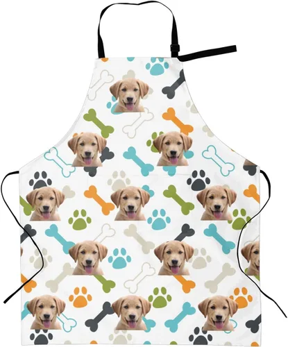 Miniatura 12 de Delantal personalizado para mujeres y hombres, delantal de cocina personalizado con bolsillos, delantales de chef personalizados